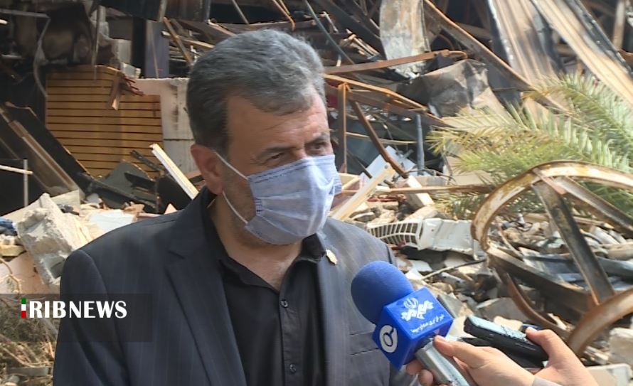 هزار میلیارد ریال خسارت آتش سوزی پردیس ۱ کیش هزار میلیارد ریال خسارت آتش سوزی پردیس ۱ کیش