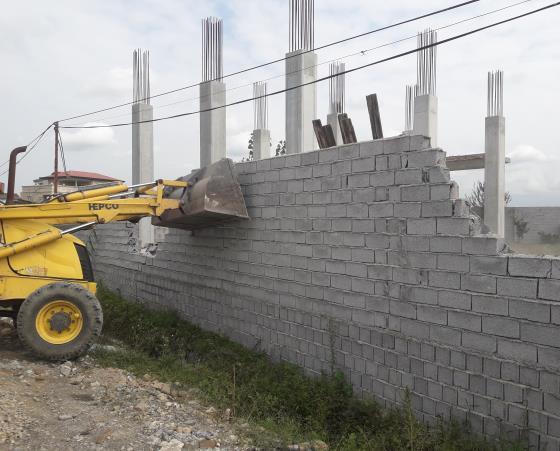 قلع و قمع ۳۴ بنای غیرمجاز در بابل