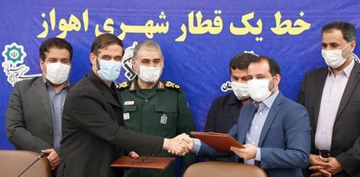 امضای تفاهمنامه ساخت و تکمیل خط یک مترو اهواز امضای تفاهمنامه ساخت و تکمیل خط یک مترو اهواز