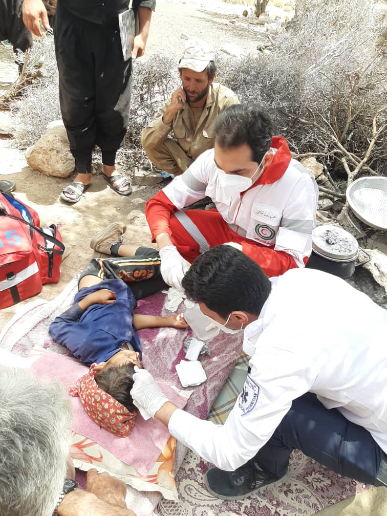 نجات پسر بچهای ۱۰ ساله در ششده فسا نجات پسر بچهای ۱۰ ساله در ششده فسا