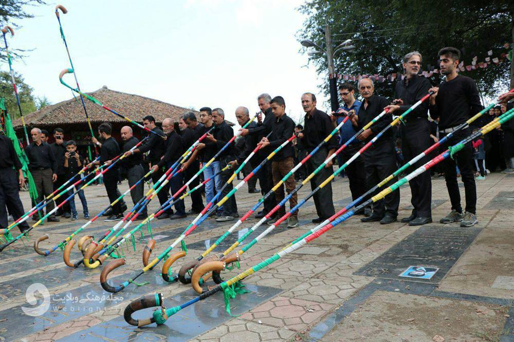  برگزاری رسم سنتی و آیین عاشورایی کرب زنی و کرنازنی در سرزمین علویان