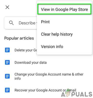 گوگل پلی را آپدیت کنیم