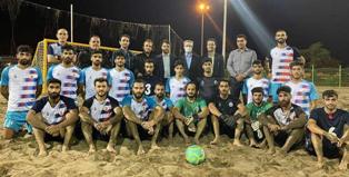 آغاز مرحله نیمه نهایی لیگ برتر فوتبال ساحلی در سمنان آغاز مرحله نیمه نهایی لیگ برتر فوتبال ساحلی در سمنان