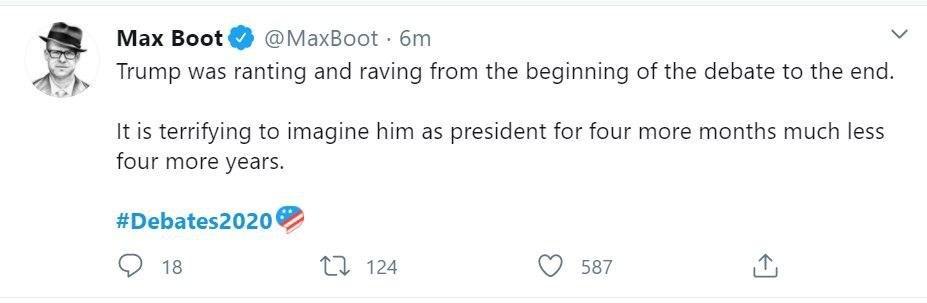 مردم آمریکا بازنده اصلی مناظره بایدن و ترامپ