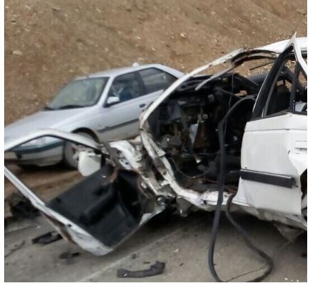 ۹ زخمی بر اثر تصادف زنجیره‌ای در مهریز