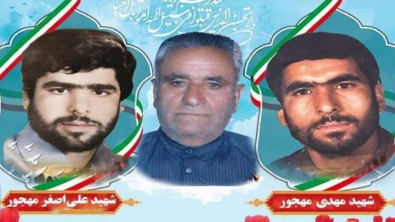 آسمانی شدن پدر شهیدان مهجور از شهدای کاشمر