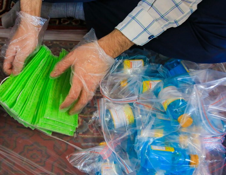 تهیه ۲۶۰بسته بهداشتی توسط یکی از خیرین