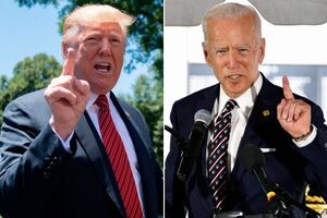 مشت‌زنی ترامپ و بایدن!