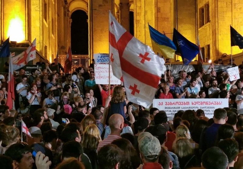 تظاهرات در گرجستان