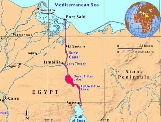 تقویم تاریخ؛ از افتتاح کانال سوئز تا شهادت زین الدین