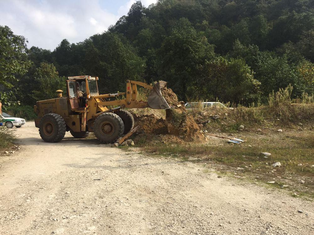 رفع تصرف یک واحد غیر مجاز برداشت شن و ماسه در نوشهر