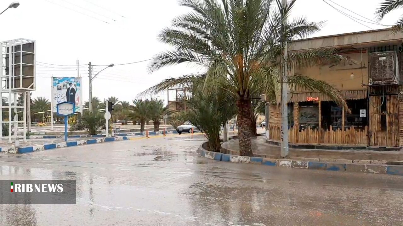 بارش باران در شهرستان کویری خور و بیابانک | خبرگزاری صدا و سیما