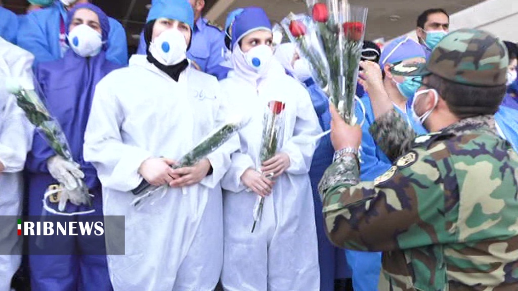 پویش تجلیل ازکادر درمان از سوی بسیج دانش آموزی