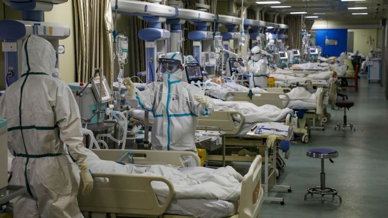 میزان بستری شدن ناشی از کرونا در آمریکا رکورد زد
