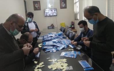 توزیع 7 هزار عدد ماسک در 2 شهرستان توزیع 7 هزار عدد ماسک در 2 شهرستان