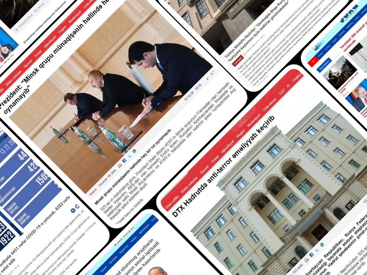 مهمترین عناوین روزنامه های جمهوری آذربایجان مهمترین عناوین روزنامه های جمهوری آذربایجان