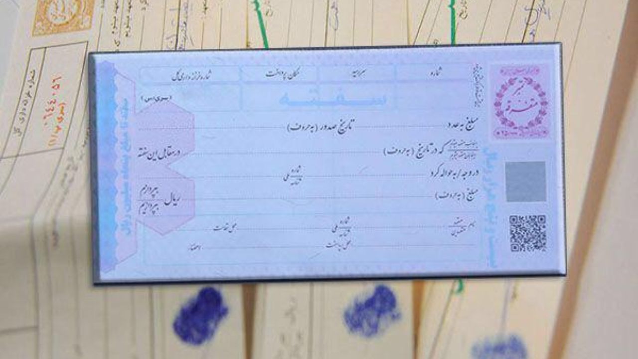 نحوه نوشتن سفته