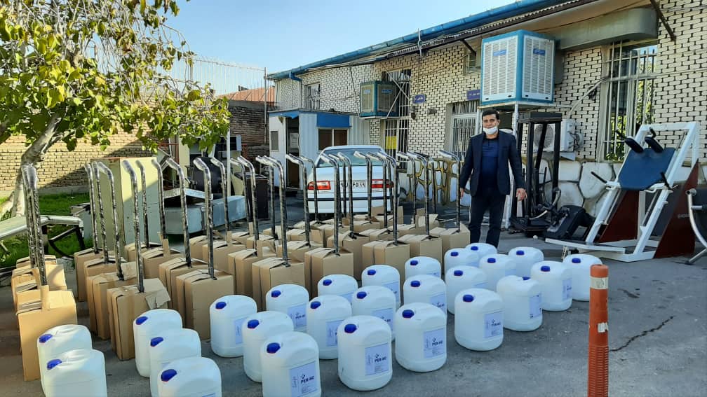 تهیه ۴۰ دستگاه اتوماتیک ضدعفونی دست برای شهرداری تهیه ۴۰ دستگاه اتوماتیک ضدعفونی دست برای شهرداری