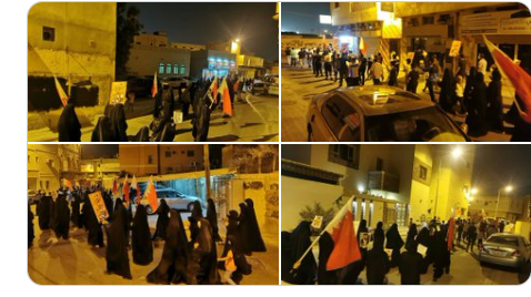 تظاهرات در مناطق مختلف بحرین در محکومیت جنایات آل خلیفه