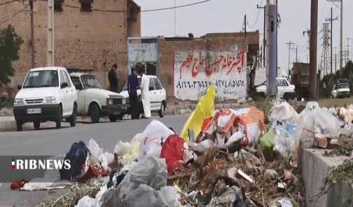 کمر کارون زیر بار زبالهها شکست کمر کارون زیر بار زبالهها شکست