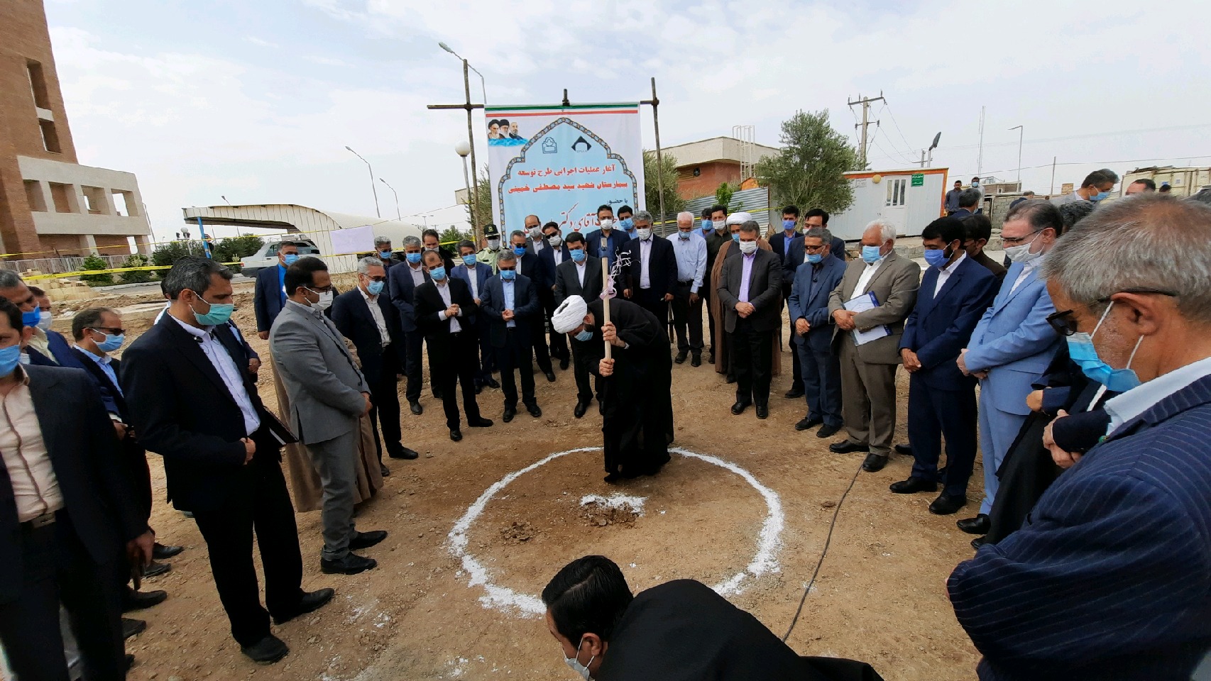 آغاز عملیات اجرایی طرح توسعه بیمارستان طبس