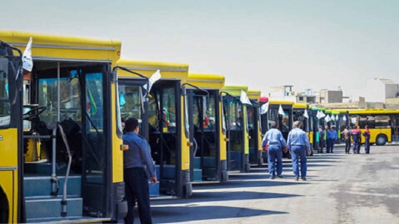 چرخ‌های اتوبوس‌های شهری دزفول نمی‌چرخند