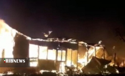 اطفای آتش در میانکاله اطفای آتش در میانکاله