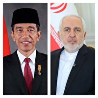 دیدار ظریف با رئیس جمهور اندونزی