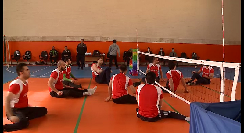 تیم ملی والیبال نشسته در محلات اردو زد