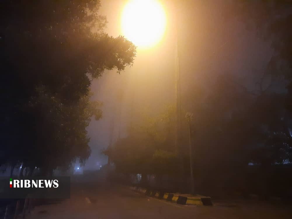 وقوع مه شامگاهی در کلانشهر اهواز وقوع مه شامگاهی در کلانشهر اهواز