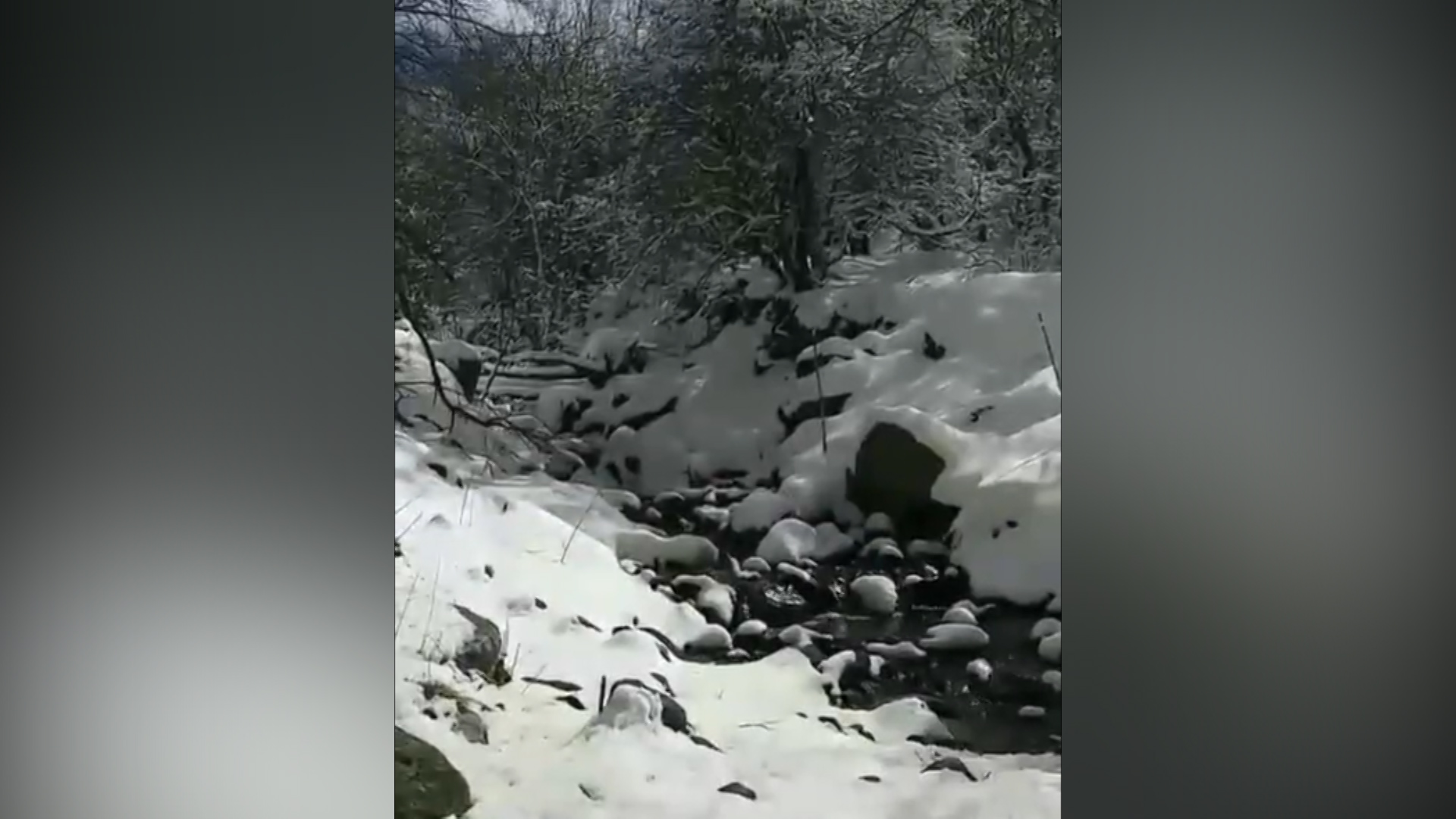 بارش برف و بازگشایی جاده ها در بازفت+فیلم