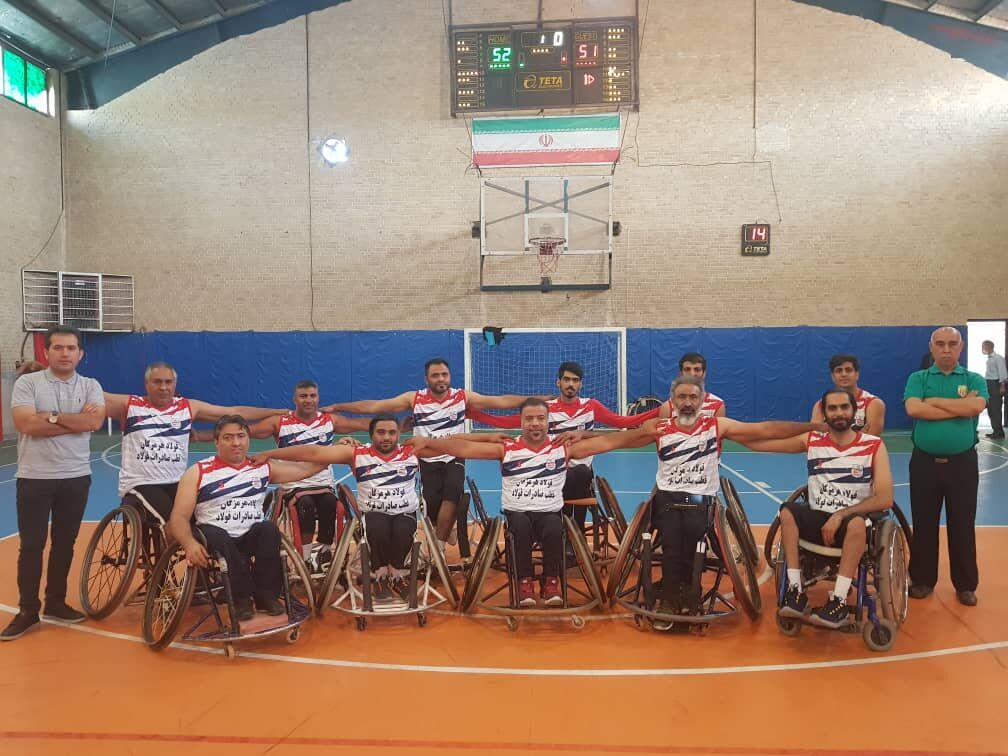 پایان لیگ ملی بسکتبال با ویلچر با جایگاه سومی فولاد هرمزگان