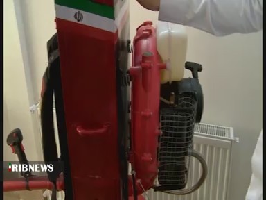 ايده جدید نوجوان بجنرودی براي مهار آتش ايده جدید نوجوان بجنرودی براي مهار آتش