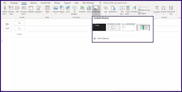 3 راهکار برای اسکرین شات در Microsoft Outlook