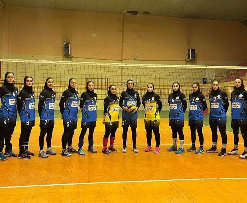 حذف تیم استعدادهای درخشان مهاباد از لیگ دسته اول والیبال بانوان