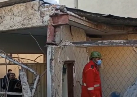 نشت گاز شهری و ریزش آوارمنزلی در مارالان