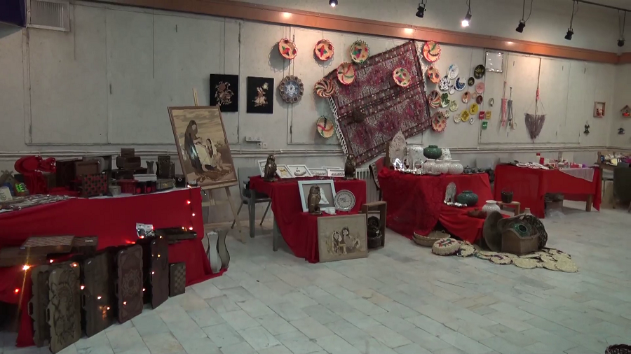 افتتاح نمایشگاه صنایع دستی در مرند