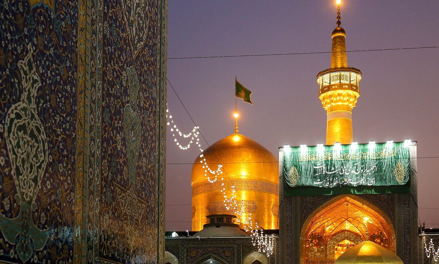 آذین بندی صحن و سرای رضوی در جشن میلاد حضرت علی (ع)
