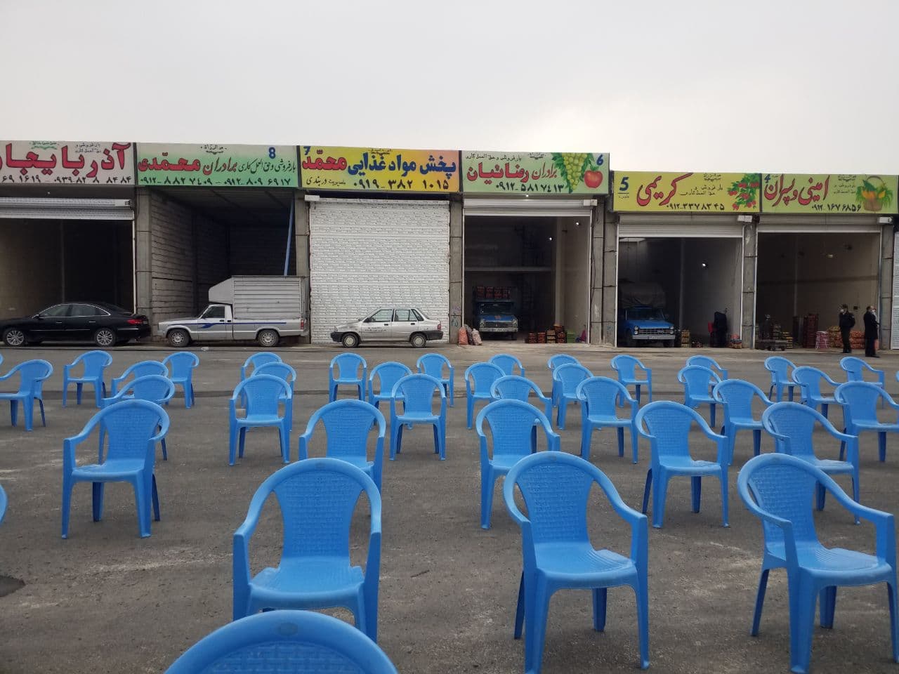 امتناع فرماندار از افتتاح پروژه میدان میوه تره بار آبیک