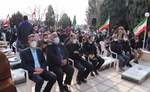 برگزاری مراسم اربعین شهید باب الله داوودی