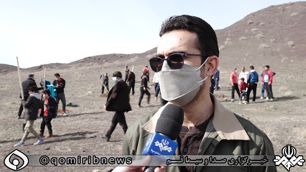 رها یافتگان اعتیاد پای کار درختکاری