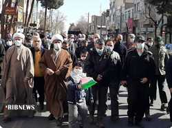 راهپیمایی پیشوایی ها در حمایت از مردم یمن