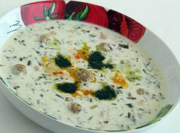 آش دوغ کردی با مزه و طعمی دلنشین