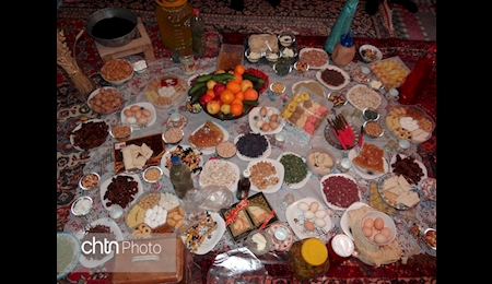 مراسم عیدی‌گردی در روستا‌های شاه‌رستم سرچهان