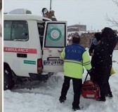 نجات جان ۲ مادر باردار گرفتار در برف در قوچان