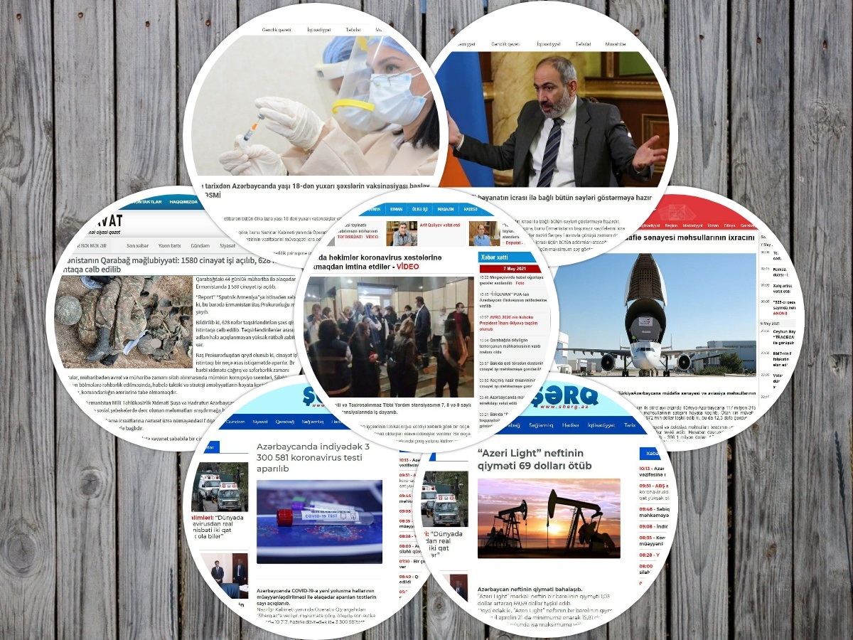مهمترین عناوین روزنامههای جمهوری آذربایجان مهمترین عناوین روزنامههای جمهوری آذربایجان
