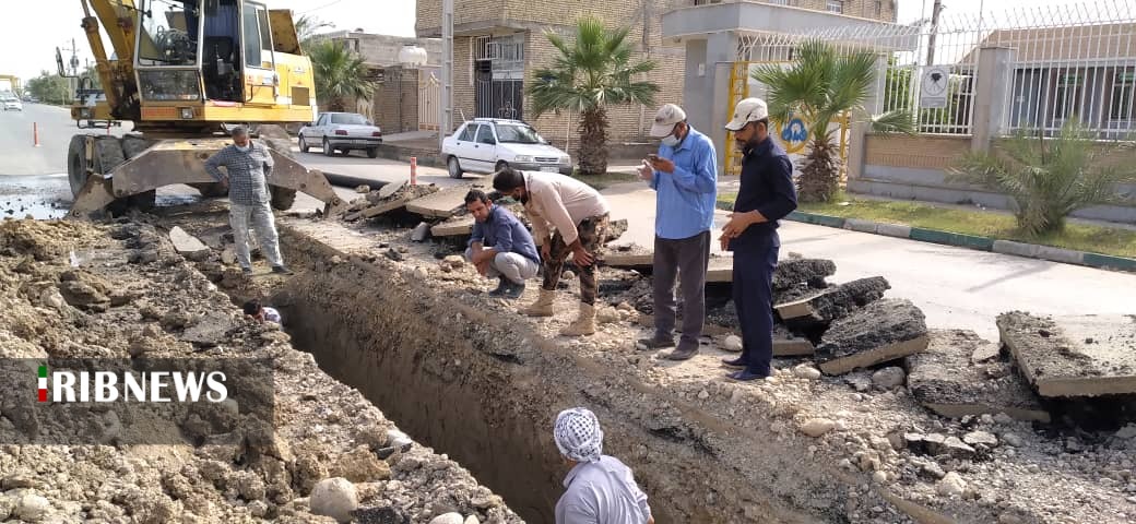 پروژه انتقال خط فاضلاب به زنگ آخر رسید+عکس