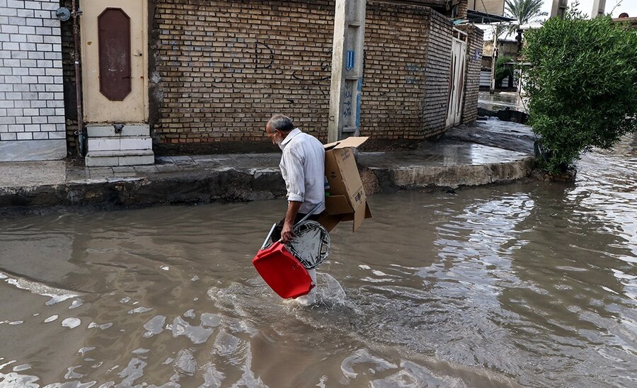 آجرهای مهربانی به صف برای احداث خانه های آب دیده