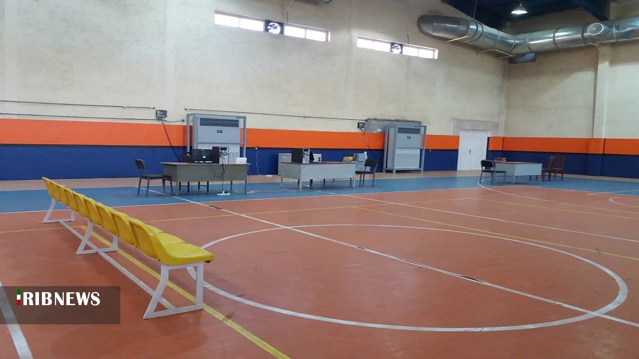 سالن ورزشی جانباز محلی برای واکسیناسیون مسجدسلیمانیها سالن ورزشی جانباز محلی برای واکسیناسیون مسجدسلیمانیها