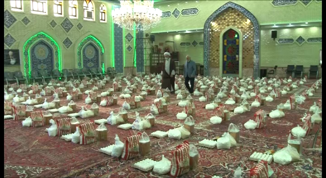 اهداء بسته های معیشتی از درآمد موقوفات مراغه